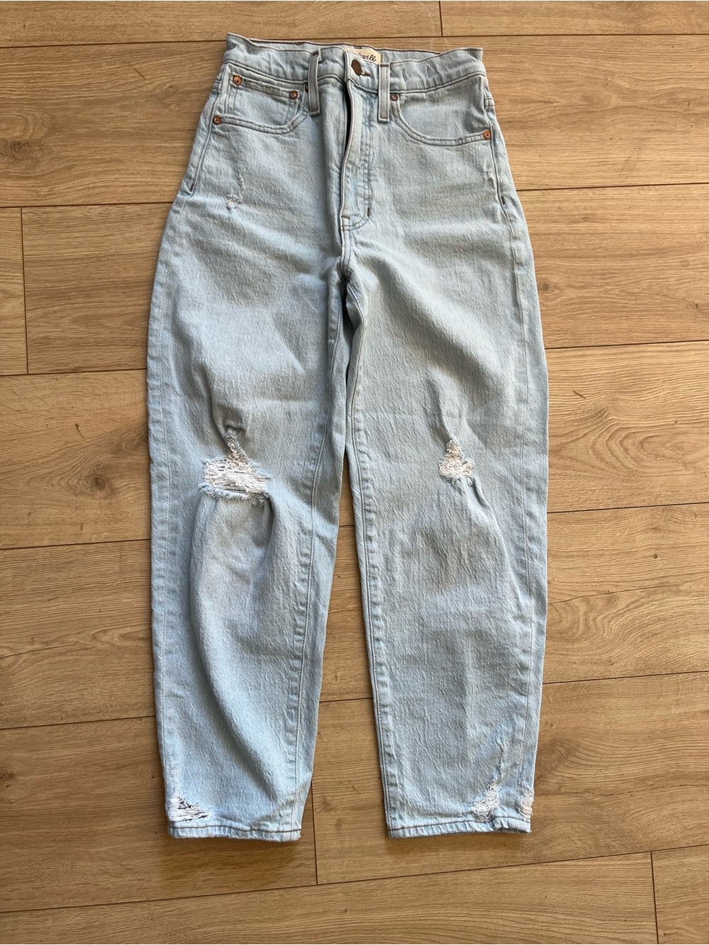 Madewell balloon Jeans